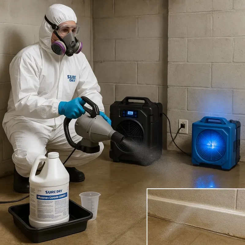 Sanitization and Odor Removal process in Wildwood, TN